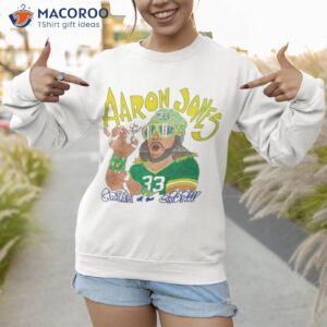 official green bay packers aaron jones 33 cream of the crop shirt sweatshirt