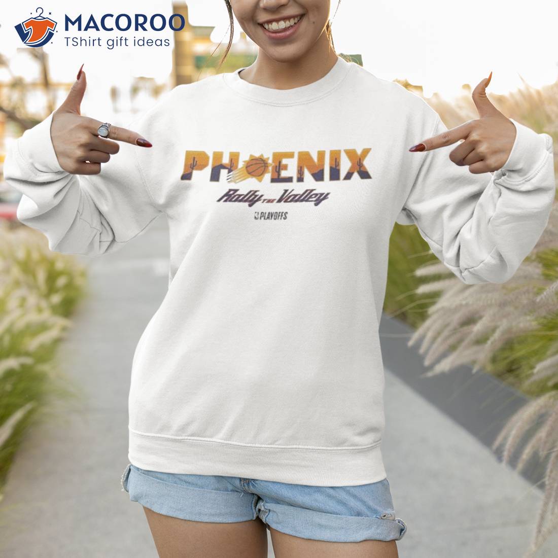 Official Phoenix Suns 2023 Playoffs Rally the Valley Bingham T-Shirt