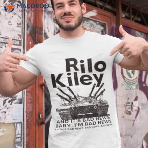 official rilo kiley and its bad news baby im bad news shirt tshirt 1