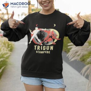 Official Trigun Stampede Brother Duo Shirt 2 official trigun stampede brother duo shirt sweatshirt 1