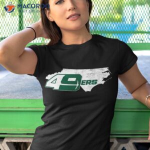 official unc charlotte 49ers state shape t shirt tshirt 1