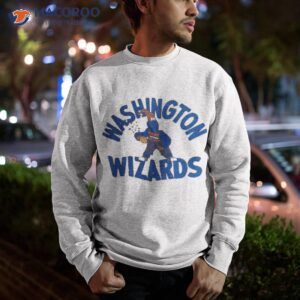 official washington wizards team mascot tri blend t shirt sweatshirt