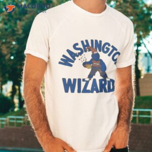 official washington wizards team mascot tri blend t shirt tshirt