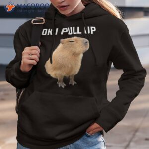 ok i pull up funny capybara costume man women boys girls shirt hoodie 3