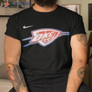 oklahoma city thunder nike 2023 city edition essential warmup shirt tshirt