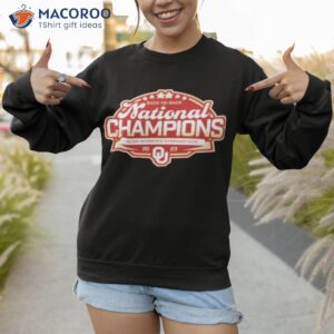 oklahoma sooners back to back national champions ncaa womens gymnastics 2023 shirt sweatshirt 1