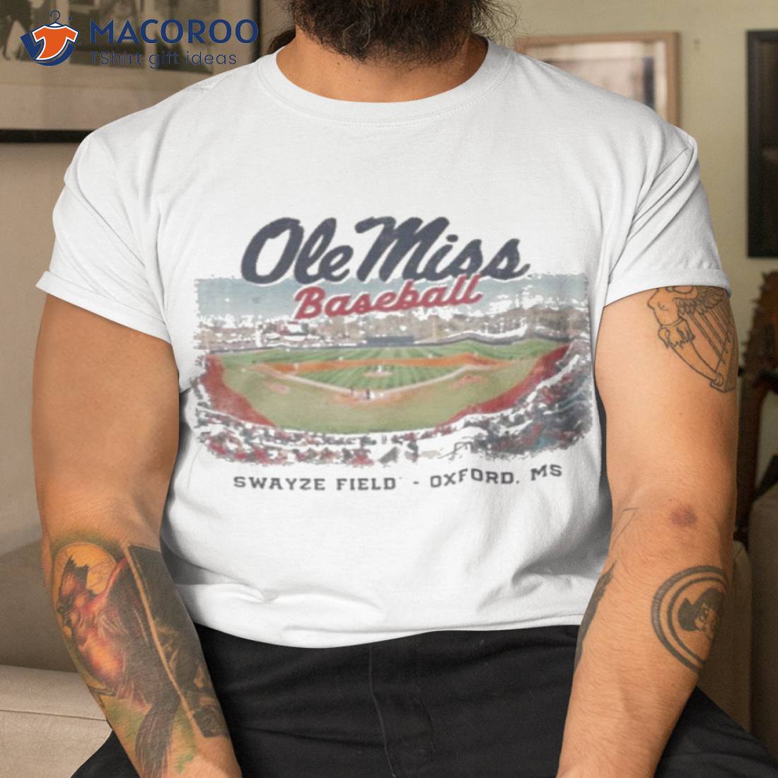 Ole Miss Rebels Baseball Stadium Shirt Ole Miss Rebels Baseball Stadium Shirt