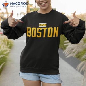 one boston shirt 2 sweatshirt 1