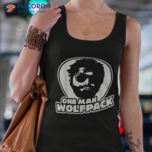 one man wolf pack lifetime member shirt tank top 4