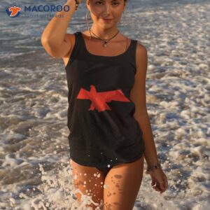 origami paper geometric falcon shirt tank top 3