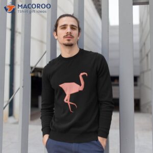 origami paper geometric flamingo shirt sweatshirt 1