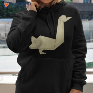 origami paper geometric geese shirt hoodie 2