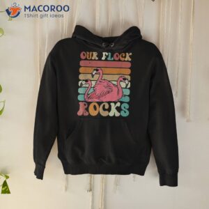 Our Flock Rocks Flamingo Matching Family Vacation Shirt