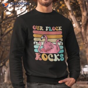 our flock rocks flamingo matching family vacation shirt sweatshirt