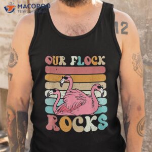 our flock rocks flamingo matching family vacation shirt tank top