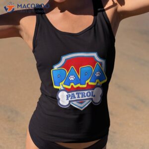 papa patrol dog funny gift birthday party shirt tank top 2