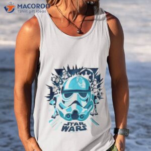 paper cut out collage star wars stormtrooper shirt tank top