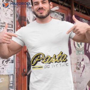 Pasta Did The Thing Boston Bruins Shirt