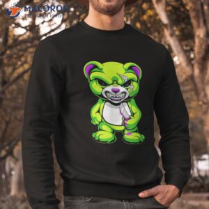 pastel goth evil teddy bear shirt sweatshirt