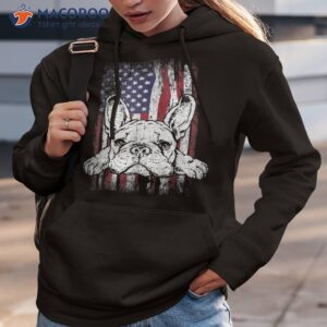 patriotic french bulldog american flag dog shirt hoodie 3