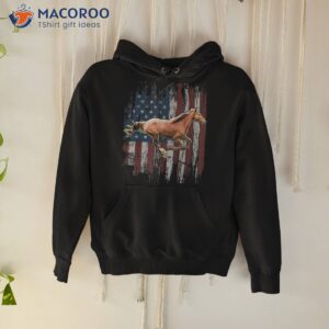 patriotic horse american flag horseback riding farm gift shirt hoodie