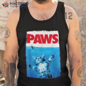 paws cat and mouse top cute funny lover parody shirt tank top