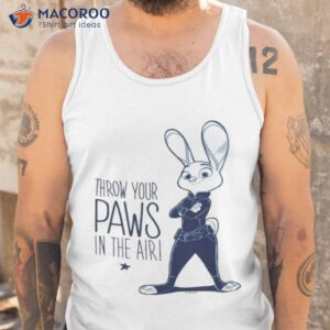 Paws In The Air Zootopia Judy Hopps Shirt 3 paws in the air zootopia judy hopps shirt tank top