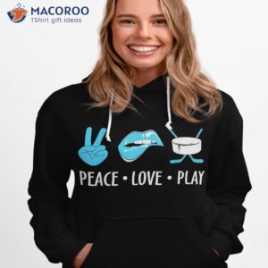 peace love play hockey hockey lover shirt hoodie 1