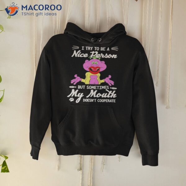 Peanut Jeff Dunham I Try To Be A Nice Person But Sometimes My Mouth Doesn’t Cooperate Shirt