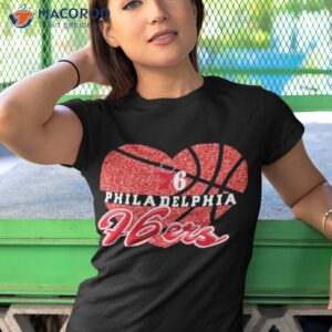 philadelphia 76ers girls love basketball shirt tshirt 1