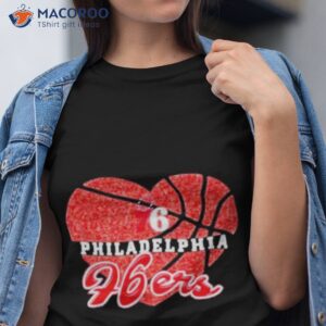 philadelphia 76ers girls love basketball shirt tshirt