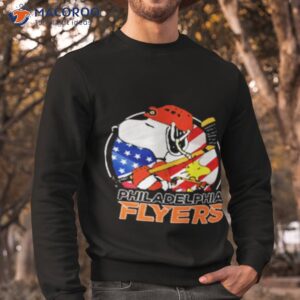 philadelphia flyers ice hockey snoopy and woodstock nhl shirt sweatshirt