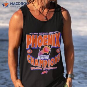 phoenix suns vintage champions nba shirt tank top