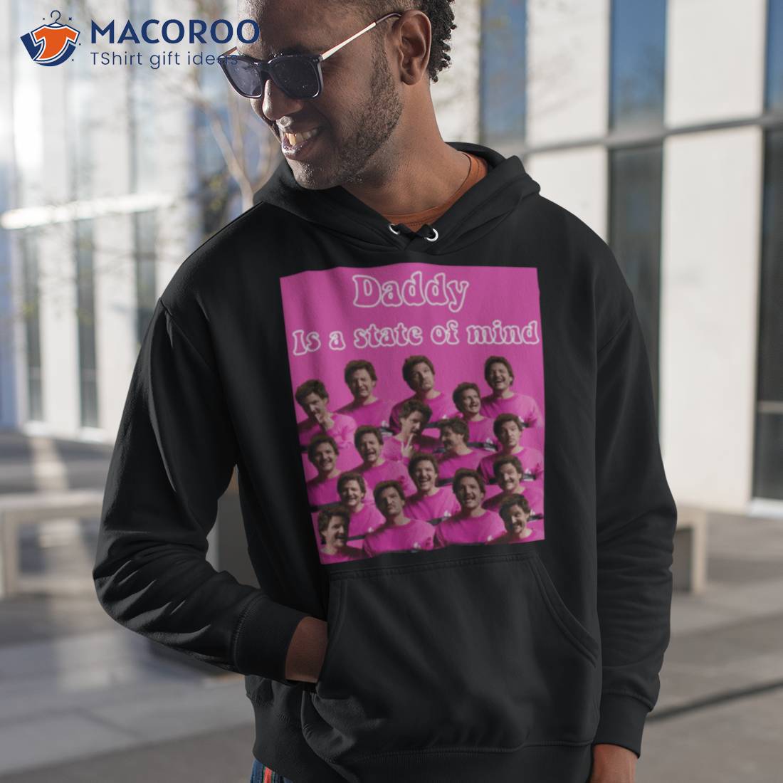Pink Graphic Daddy Is State Of Mind Pedro Pascal Shirt Pink Graphic Daddy Is State Of Mind Pedro Pascal Shirt
