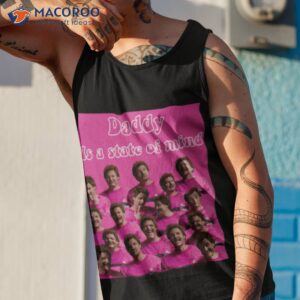 Pink Graphic Daddy Is State Of Mind Pedro Pascal Shirt 3 pink graphic daddy is state of mind pedro pascal shirt tank top 1