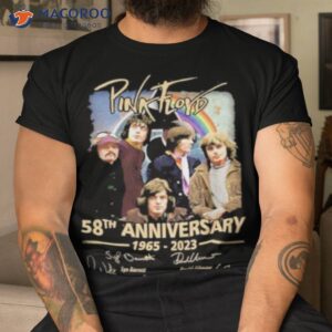 pink trord 58th anniversary 1965 2023 thank you for the memories signatures shirt tshirt