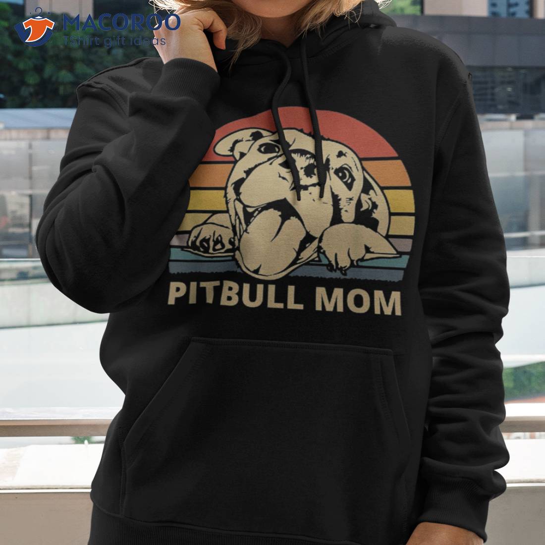 PitBull Dog Mom Sweatshirt - Dog Lover Sweatshirt