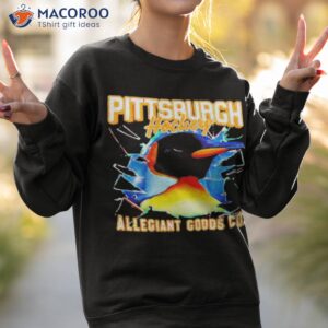 pittsburgh hockey allegiant goods co mascot shirt sweatshirt 2