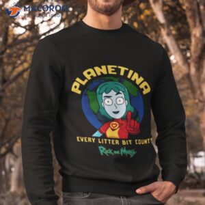 planetina every litter bit counts captain planet shirt sweatshirt