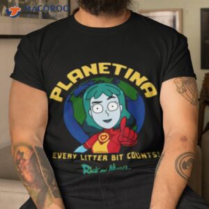 Planetina Every Litter Bit Counts Captain Planeshirt