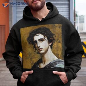 Portrait Of Timothée Chalamet Painting By Michelangelo Da Vinci Shirt