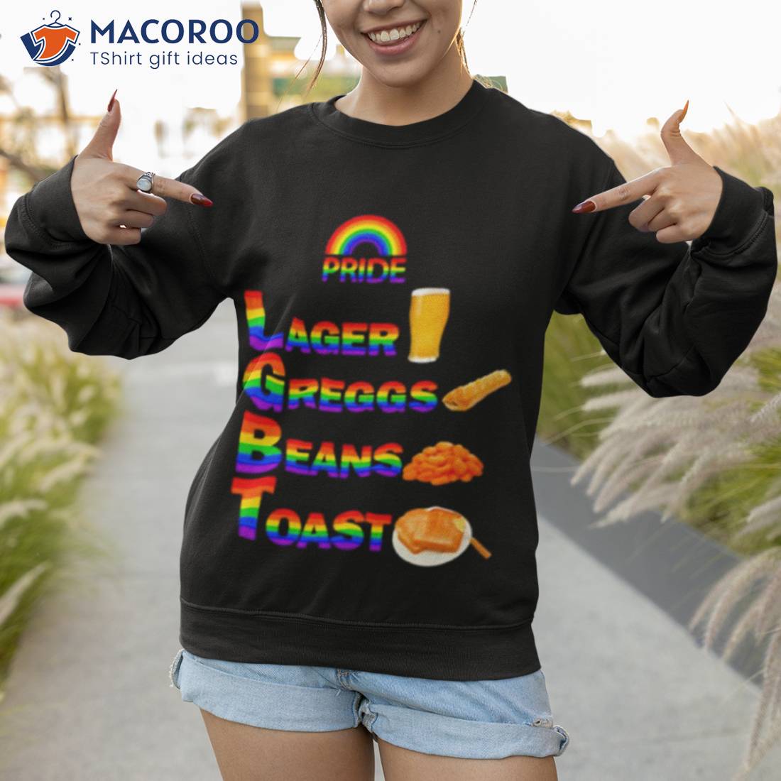 Pride Larger Greggs Beans Toasshirt Pride Larger Greggs Beans Toasshirt