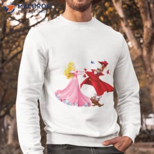 princess aurora and forest animals sleeping beauty shirt sweatshirt