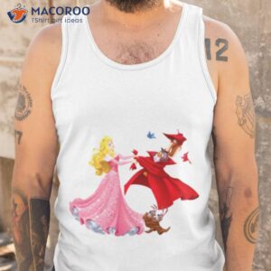 princess aurora and forest animals sleeping beauty shirt tank top