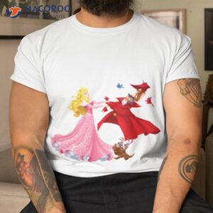 princess aurora and forest animals sleeping beauty shirt tshirt