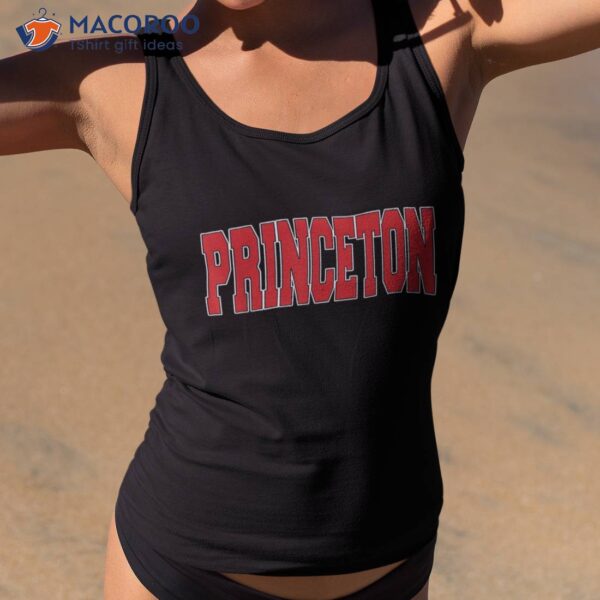 Princeton Nj New Jersey Varsity Style Usa Vintage Sports Shirt