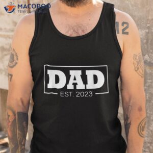 promoted to dad 2023 t shirt gift for new dad from friend tank top