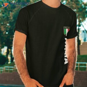 proud italian italia design soccer jersey style shirt tshirt