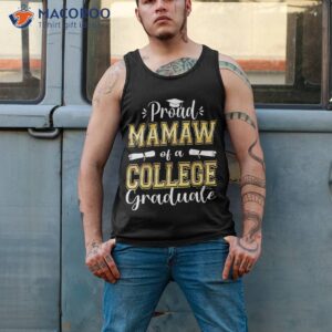 proud mamaw of 2023 college graduate family 23 graduation shirt tank top 2