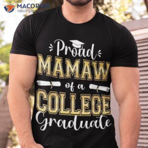 proud mamaw of 2023 college graduate family 23 graduation shirt tshirt